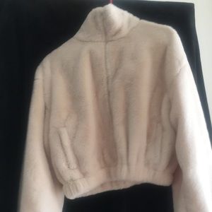 Faux fur women’s lapel